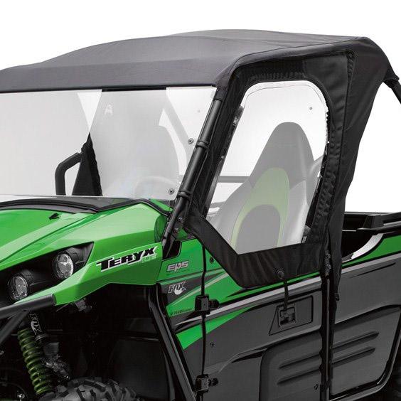 Soft Cab Enclosure Door Set, Black